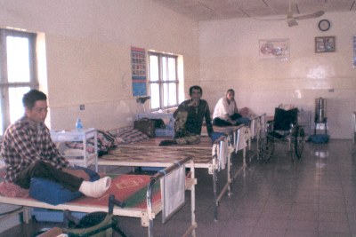 Leprapatiënten in het Kien Klean revalidatiecentrum in Phnom Penh, Cambodja (Foto: Nicole Slootweg)