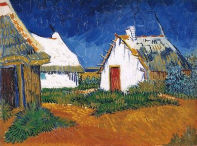 Vincent van Gogh, Hutten in Les Saintes Maries-de-la-Mer (1888)