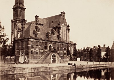 Westermarkt, Benjamin Brecknell Turner, 1857. Amsterdam City Archives collection
