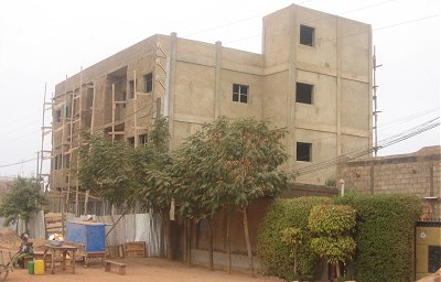 beroepsonderwijs­centrum CPAEC in aanbouw, Ouagadougou, Burkina Faso, 2010