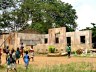 School destroyed during the civil war, Sierra Leone